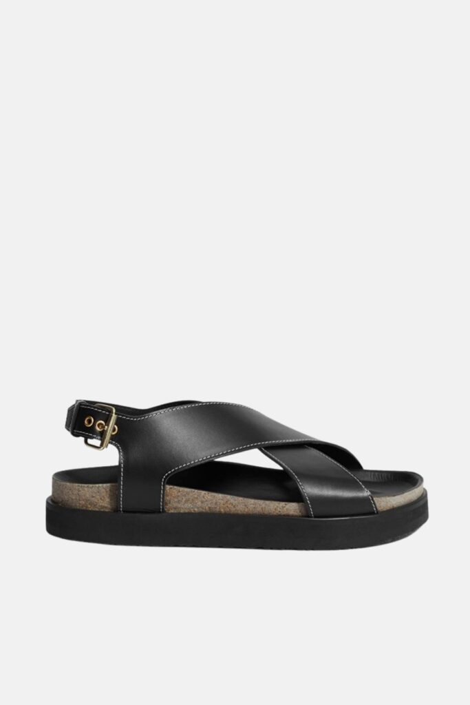 crossover sandals