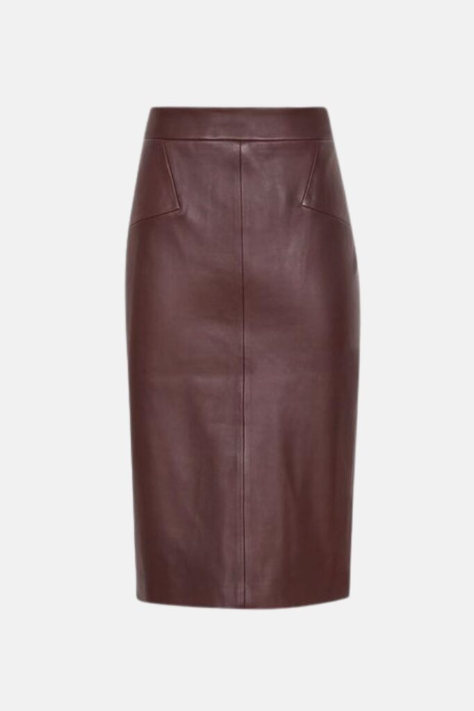 leather skirt