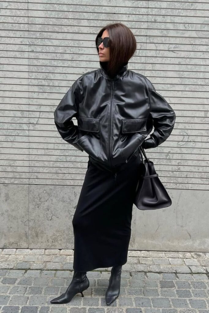 skirt and boot outfit