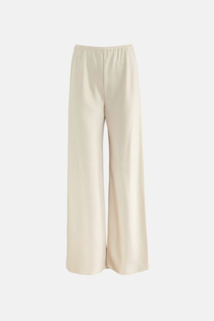 silk trousers